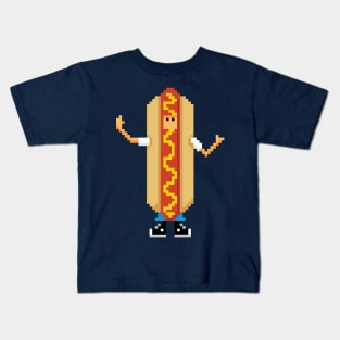 Hotdog Guy - Pixel Pals Kids T-Shirt